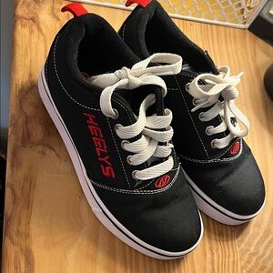 Heelys Black Sneakers with Red Highlights